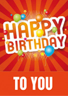 Happy birthday to you